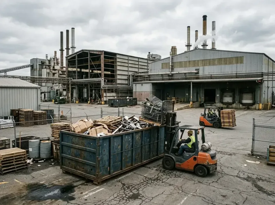 industrial-factory-scrap-conta-003 — frequently asked questions, Cheap Roll-off Dumpster Rentals in Belleair, FL